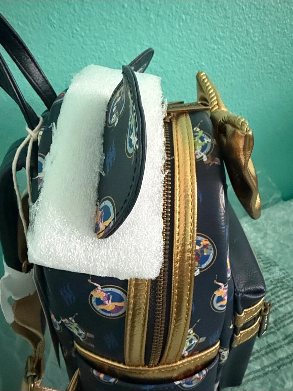 Loungefly Disney Cruise Line Exclusive DCL Dumbo Fantasy Backpack Blue Gold BNWT